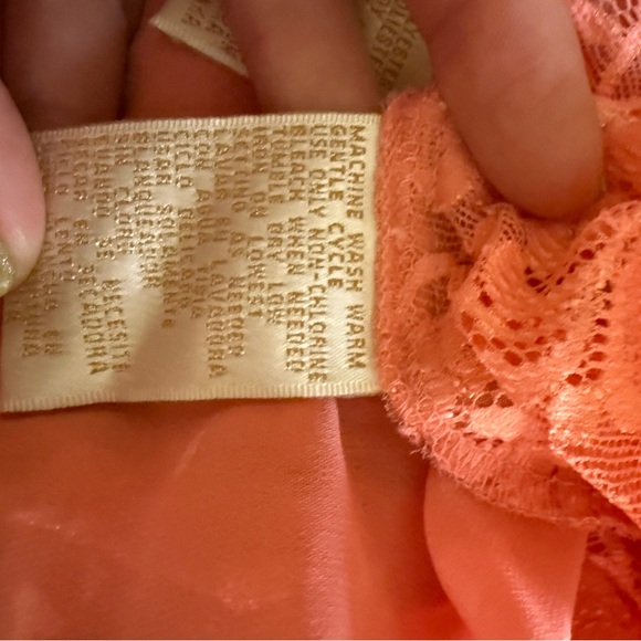 Vintage Delicates Chiffon Sheer Nightgown Negligee Gown Maxi Lace Size S… - Picture 6 of 15